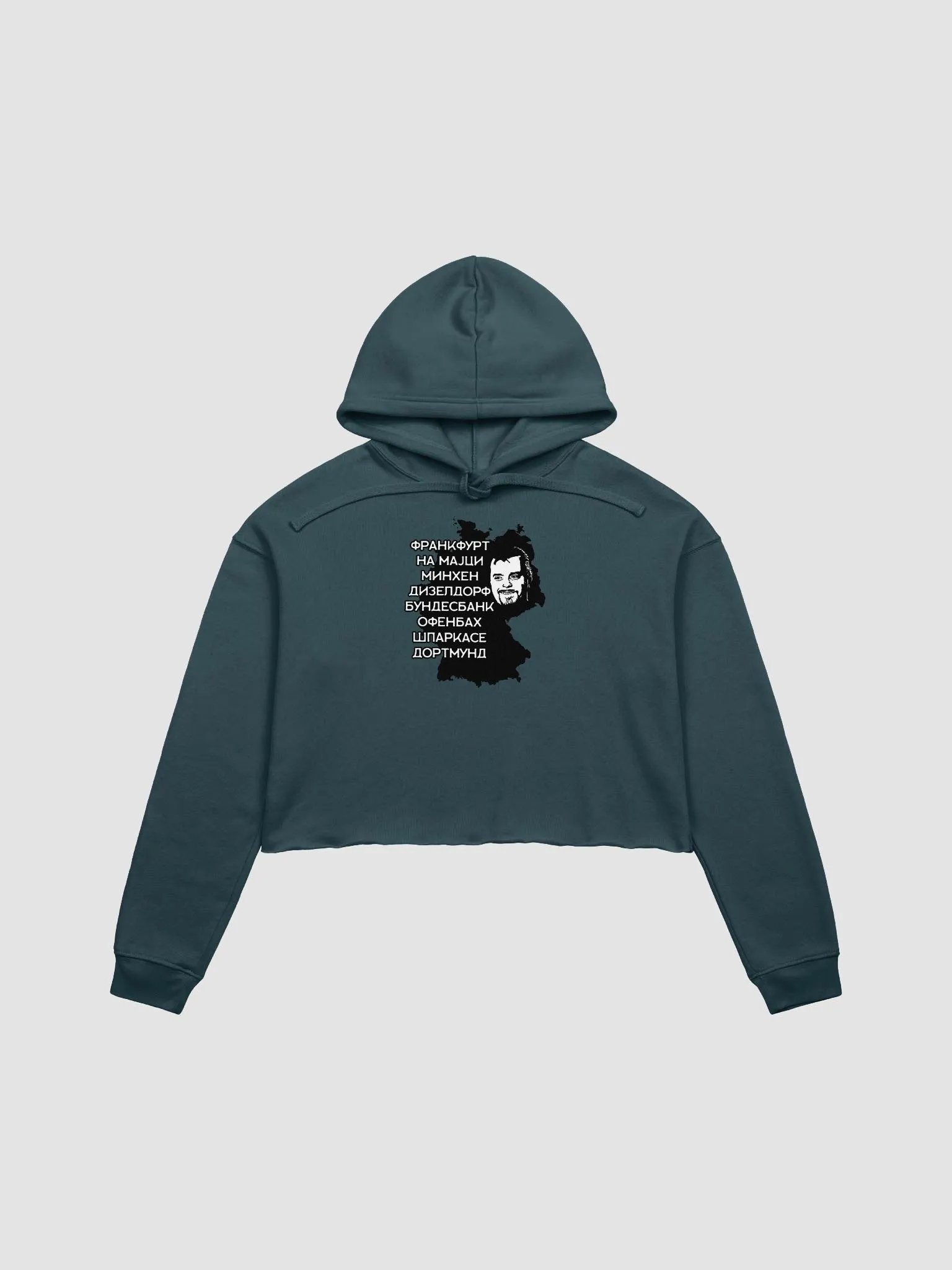 Biber Rane Bella+Canvas Fleece Crop Hoodie product image (1)