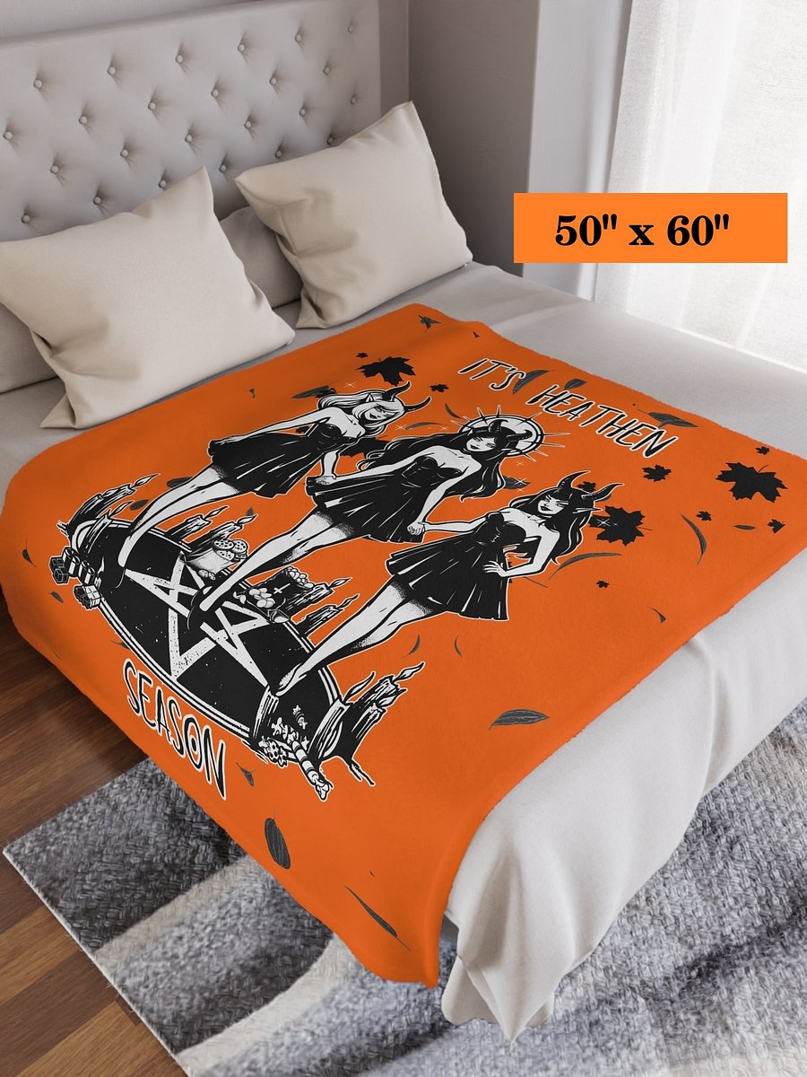 Halloween Edition - Heathen Season Minky Blanket product image (7)