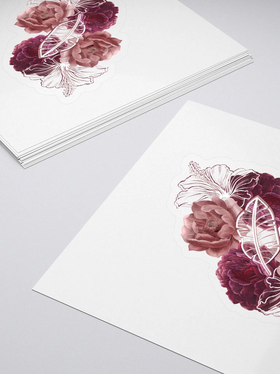 Floral Banana Leaf Sticker product image (4)