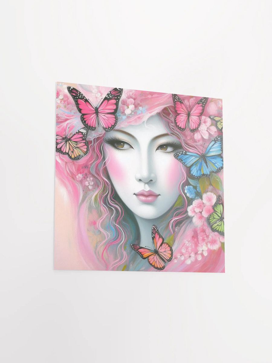 Woman and Butterflies Poster product image (3)
