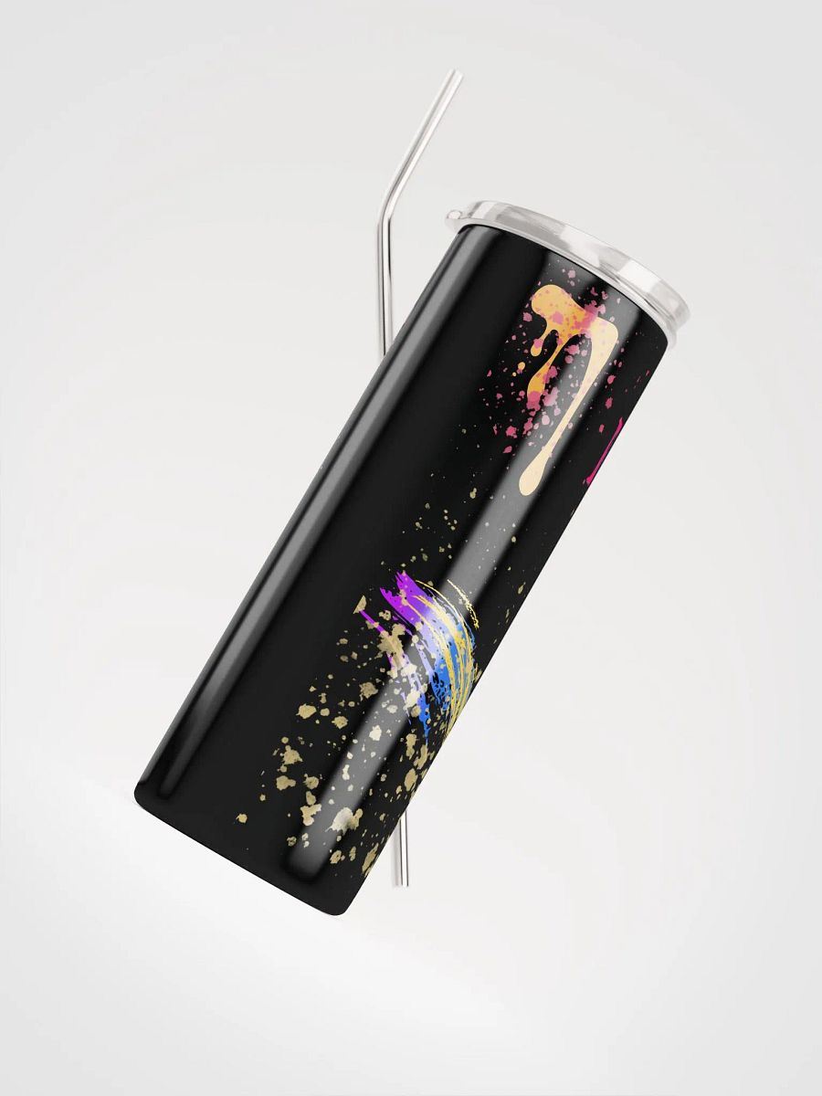 stainless steal tumbler colorful design for the artist. 'today is my Art day product image (4)
