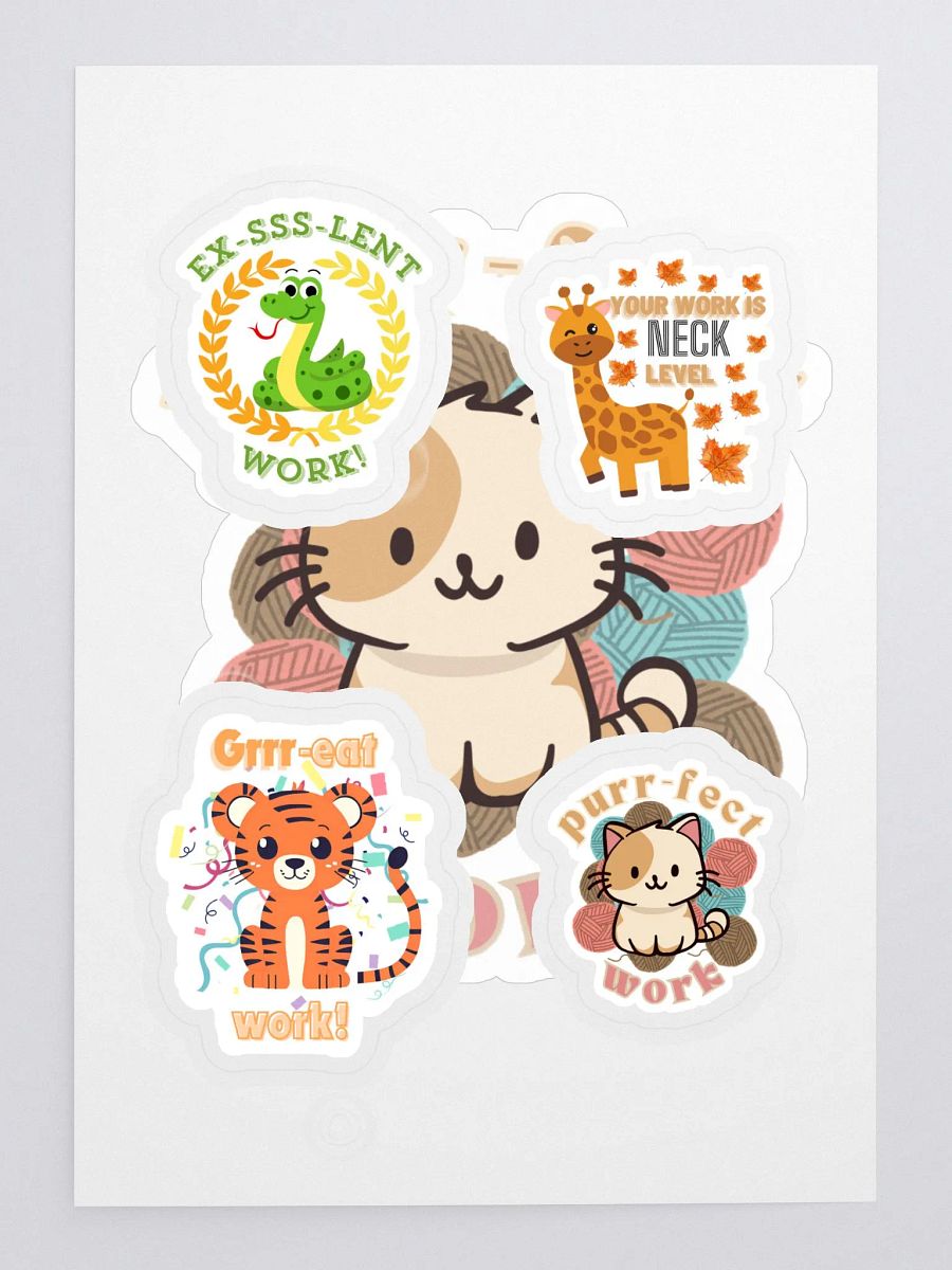 Motivational Animal Sticker Sheet product image (3)