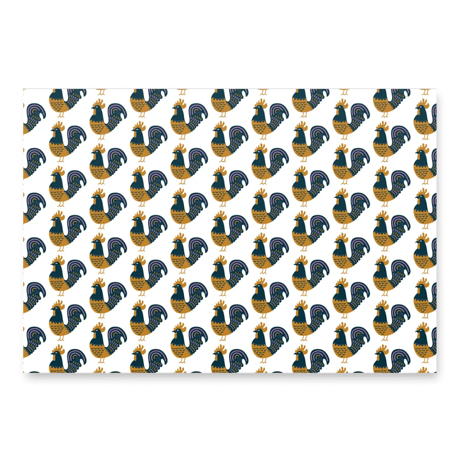 Rooster Wrapping Paper product image (2)