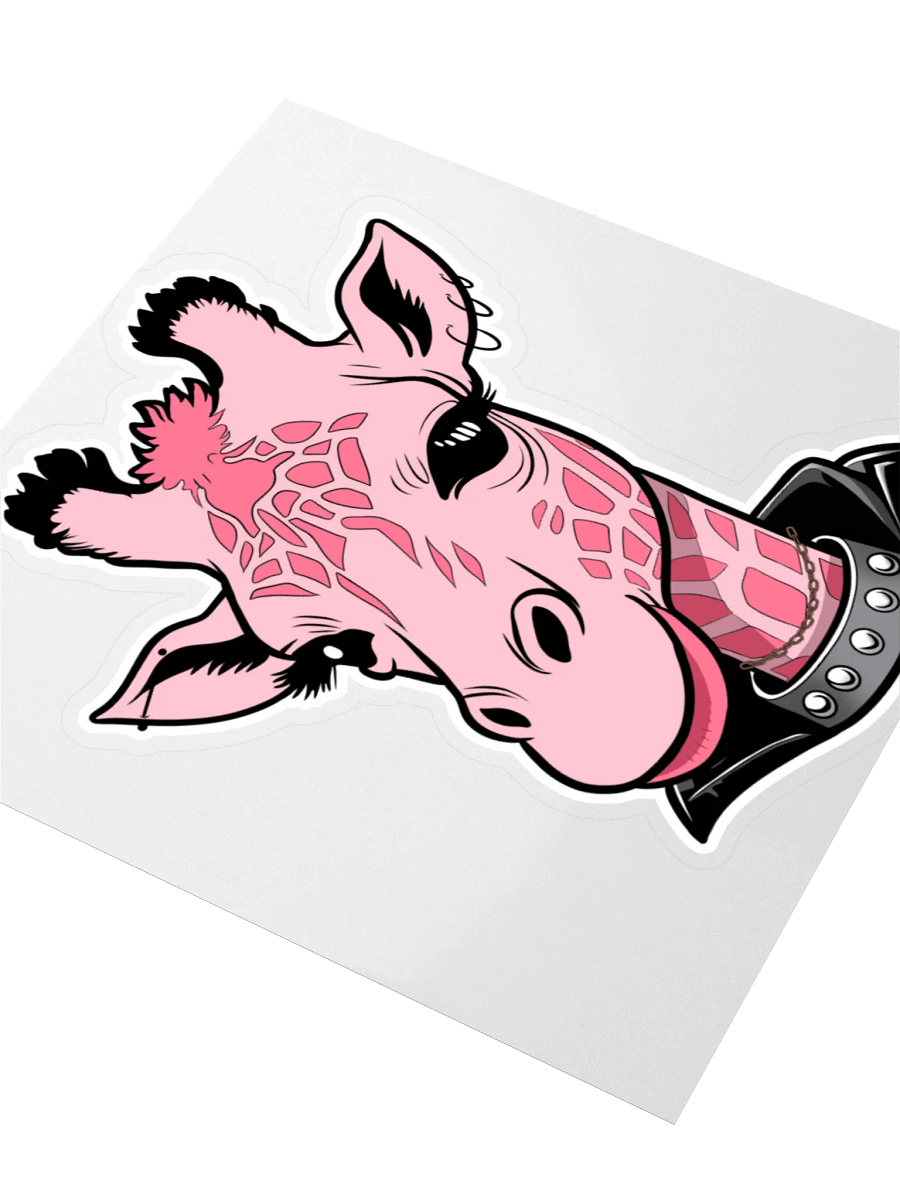Gothic Safari Kiss-Cut Stickers - Giraffe product image (8)