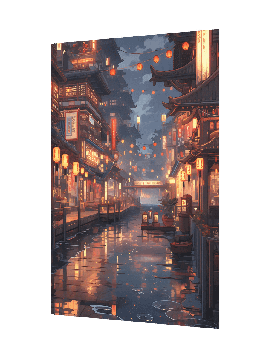 Asian City Lights Poster product image (5)