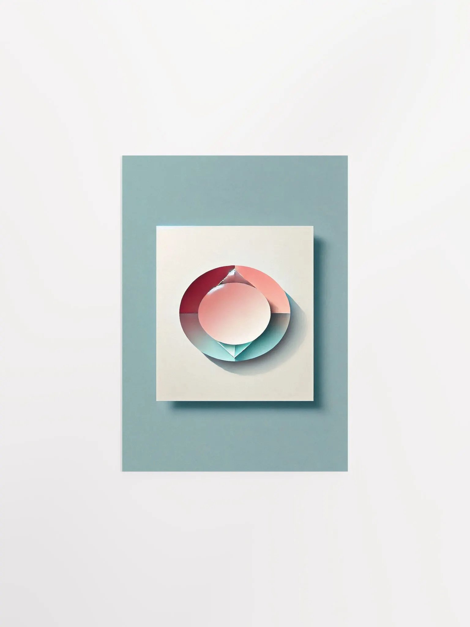 Dimensional Circles Enhanced Matte Poster product image (1)