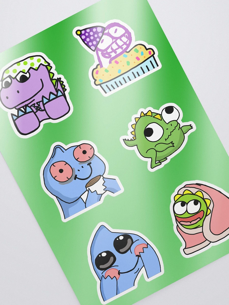danisaur Emotes Sticker Sheet product image (2)