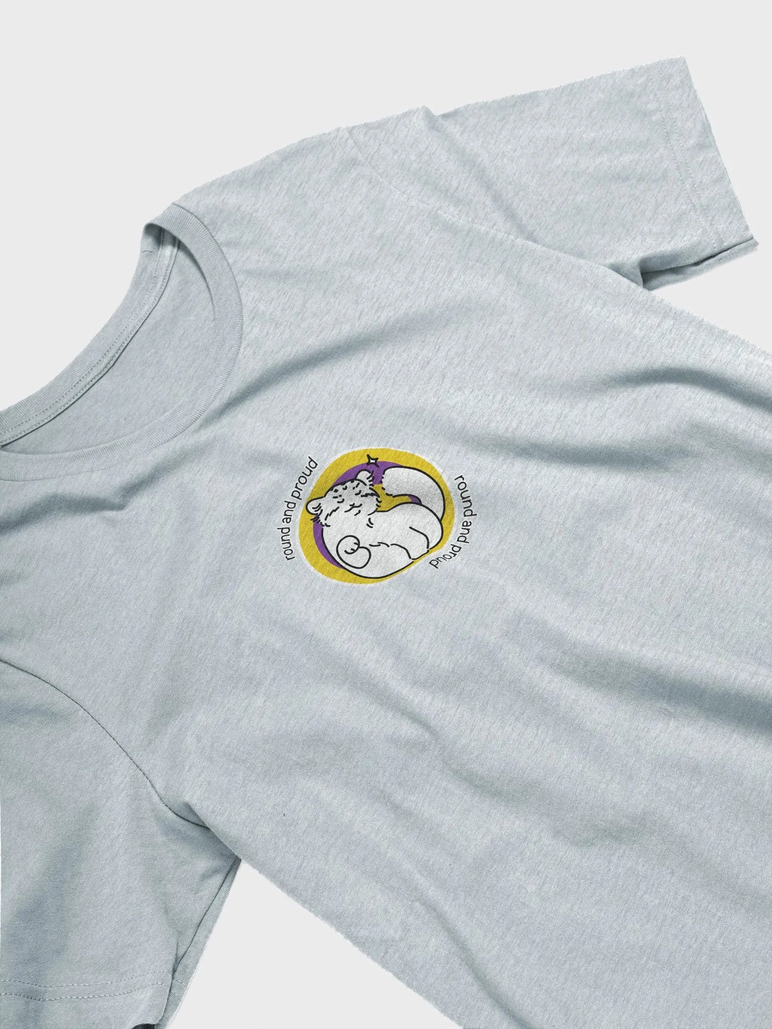 Round and Proud Manul Intersex Version - Bella+Canvas Unisex T-Shirt product image (26)