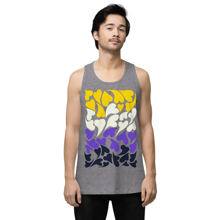 Nestled PRIDE Nonbinary Tank Top product image (1)