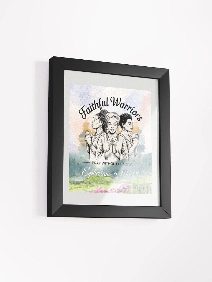 Faithful Warriors Christian Framed Poster. product image (2)