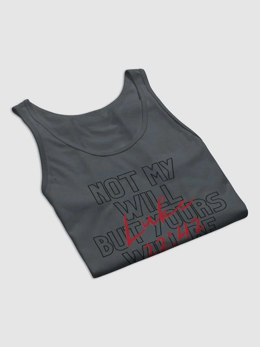 Luke 22:42 Tank (Black Design) (Unisex) product image (8)