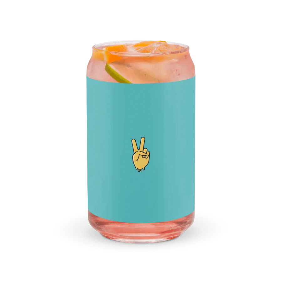 Peaceful Cheers Can-Shaped Glass product image (37)