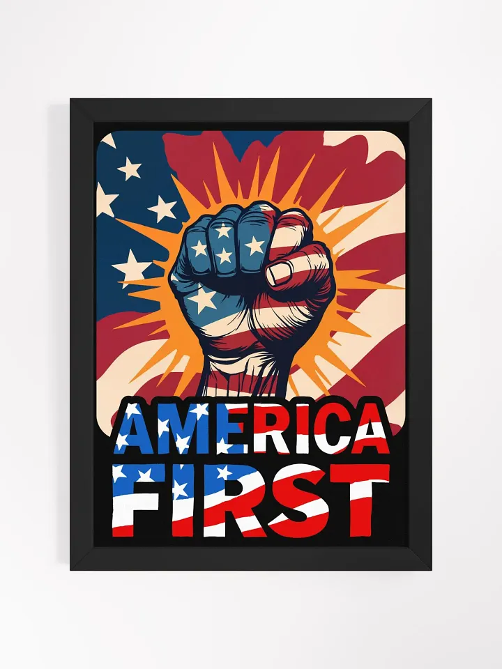 Framed Art: America First product image (1)