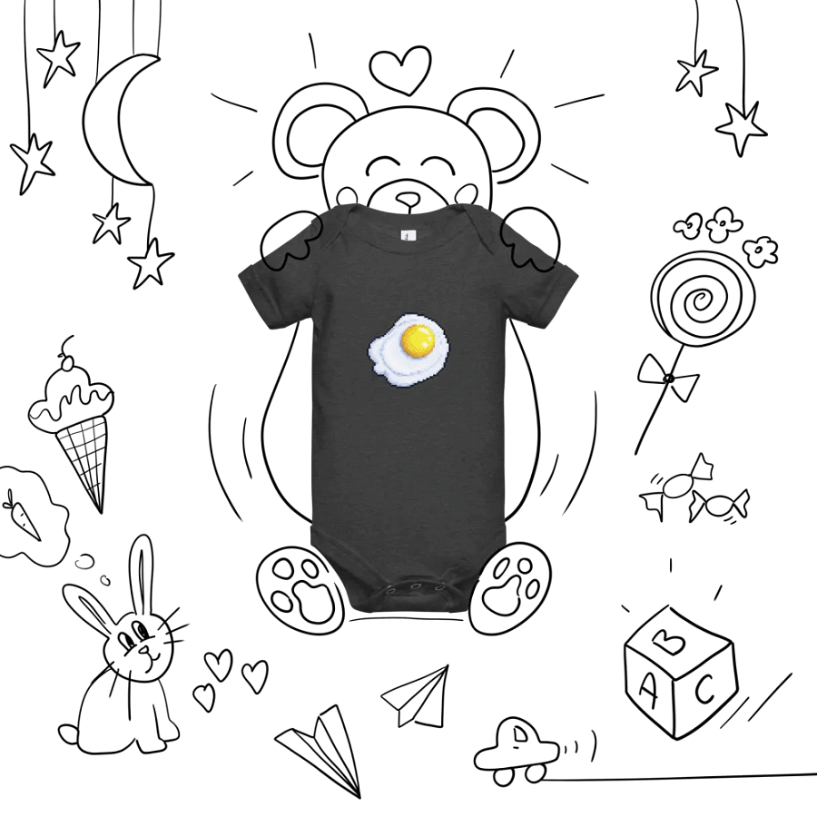 Pixel Egg Baby Onesie 🍳 product image (7)