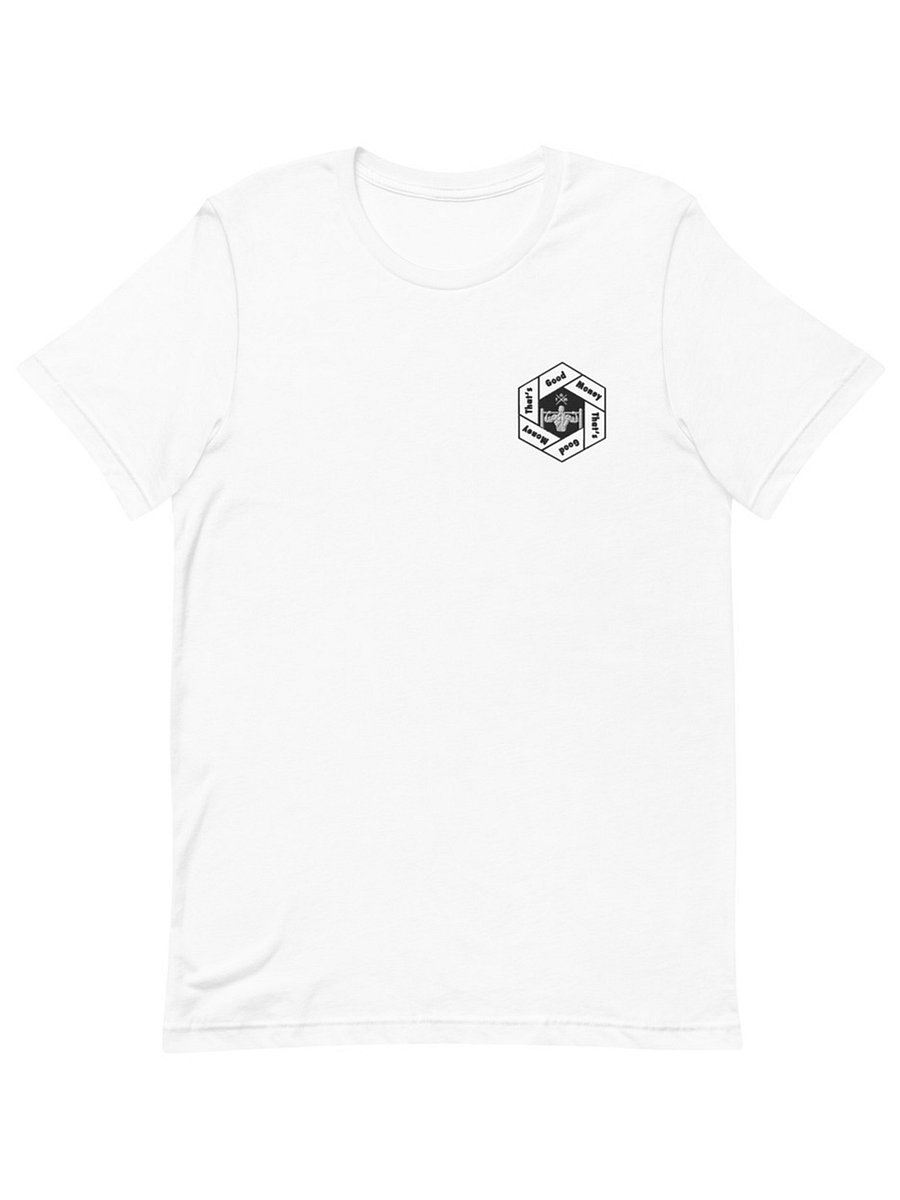 That's Good Money Embroidered White T-Shirt product image (1)
