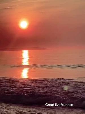 #tiktoklive #livehighlights #soundhealing #ocean #sunriseview 