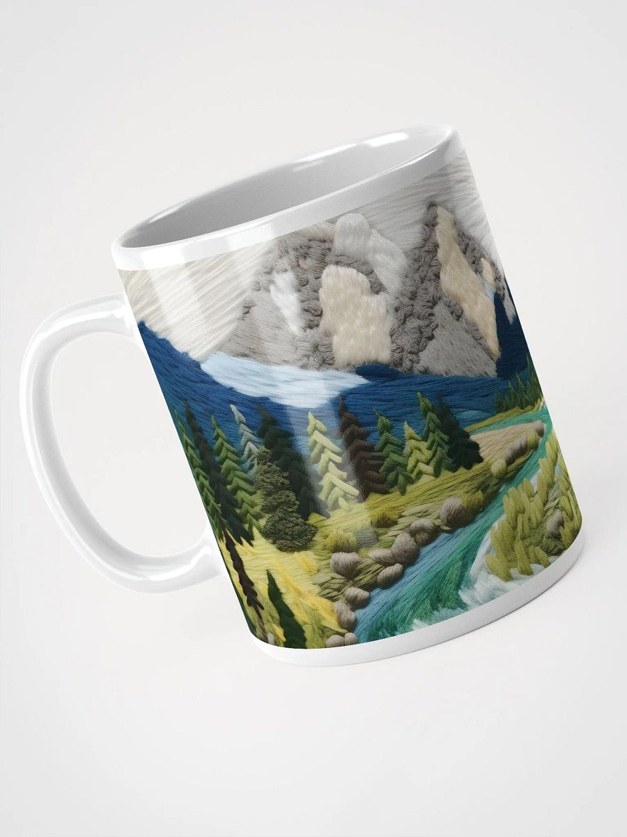Mountain Serenity Embroidered Mug product image (2)