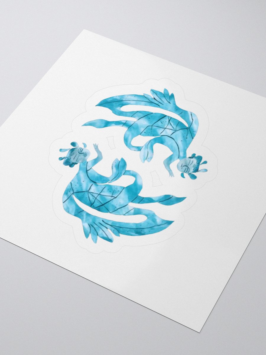 Stunning Pisces Dragon Vinyl Sticker - Ideal for Laptops and Notebooks! product image (8)