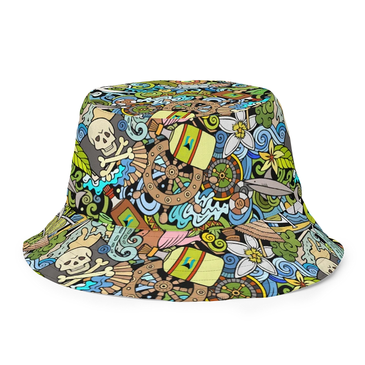 Bahamas Hat : Bahamas Pattern Bucket Hat product image (2)