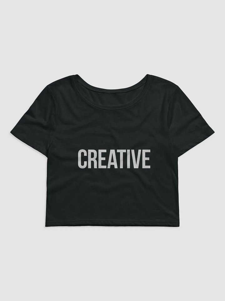 CartyCrew - Creative Cropped Black T product image (1)