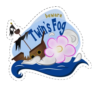Beware Twin's Fog Die Cut Sticker product image (1)