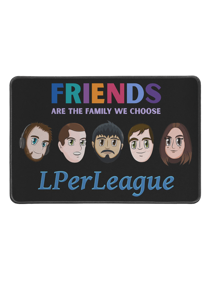 LPerLeague Friends Desk Mat (12" x 18") product image (1)