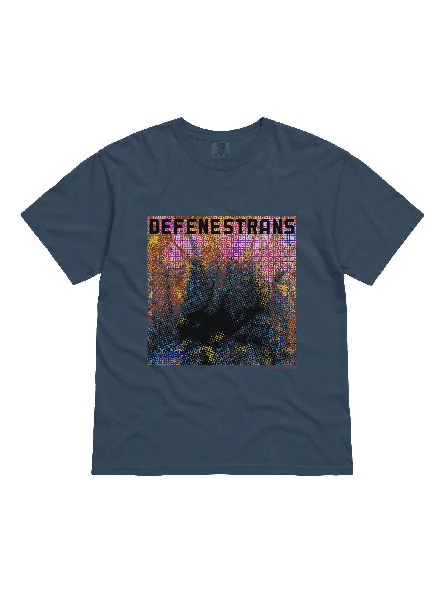 Defenestrans "glow" logo t-shirt product image (1)