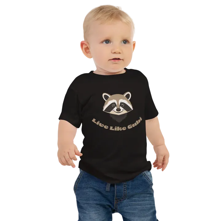 Live Like Gabi Raccoon Baby Tee product image (1)