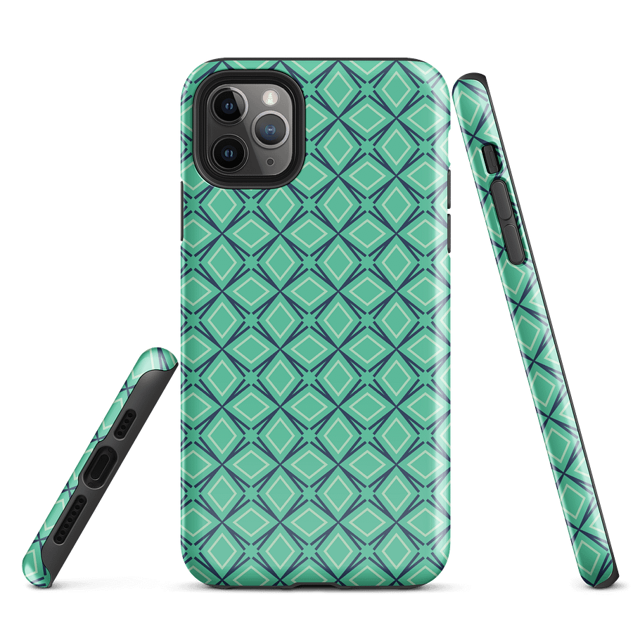 Geometric Illusion Pattern Tough iPhone Case product image (5)