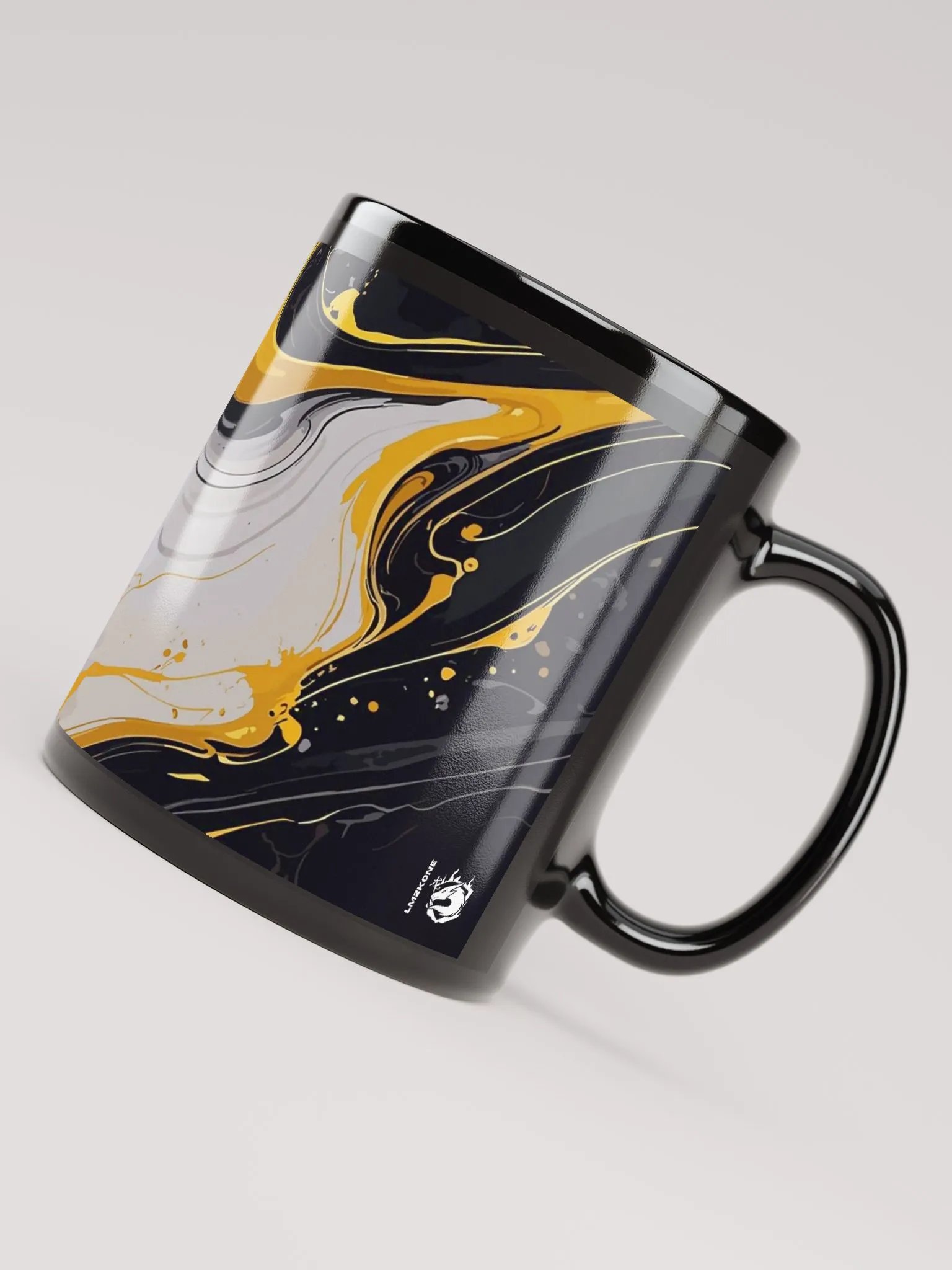 Swirling Monochrome Marble Mug product image (5)