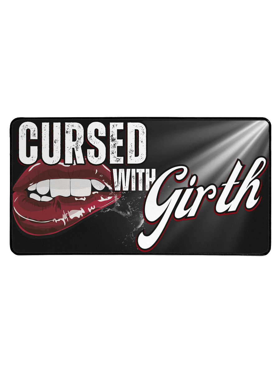 Cursed with Girth Deskmat product image (1)