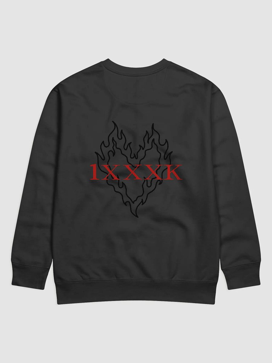 Fiery Black Heart Crewneck product image (2)