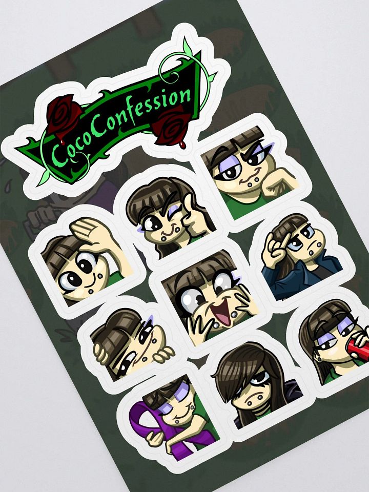 CocoConfession Emote Stickers product image (1)