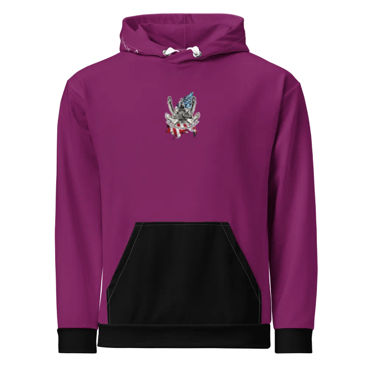 Eggplant Pacific Titan& CE Flage Hoodie product image (2)