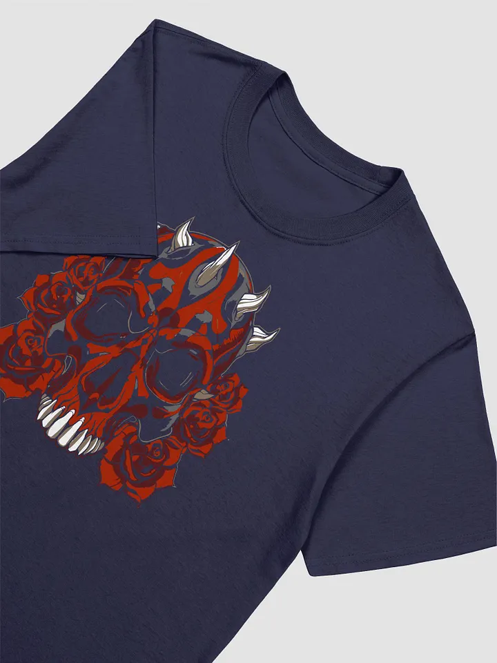 Roses & Horns Skull Graphic Tee product image (2)