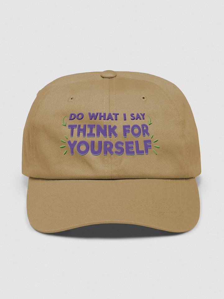 Think For Yourself Cap product image (33)
