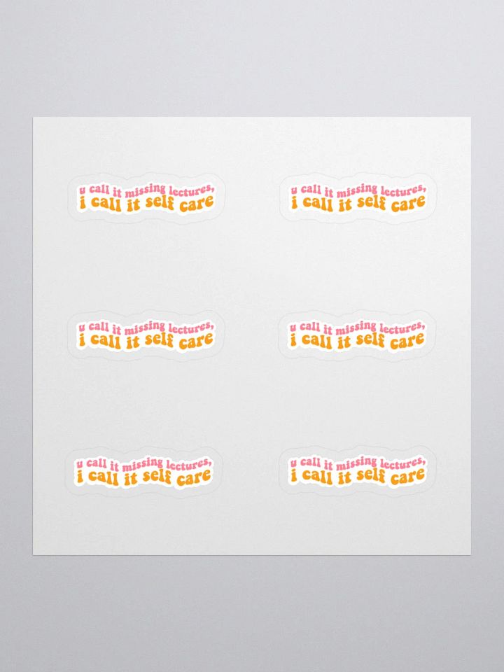 Self Care Sticker (MEDIUM Sheet) product image (1)