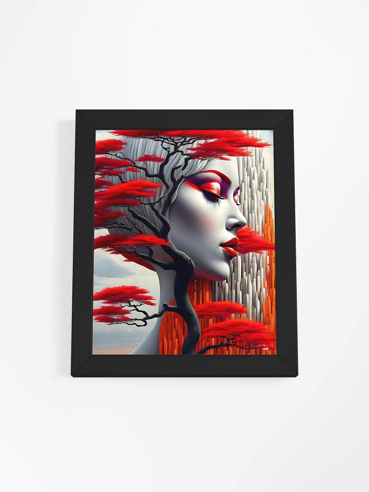 The Colorful Woman of Dreams: Bring Surreal Art to Your Home with This Framed Wall Painting product image (3)