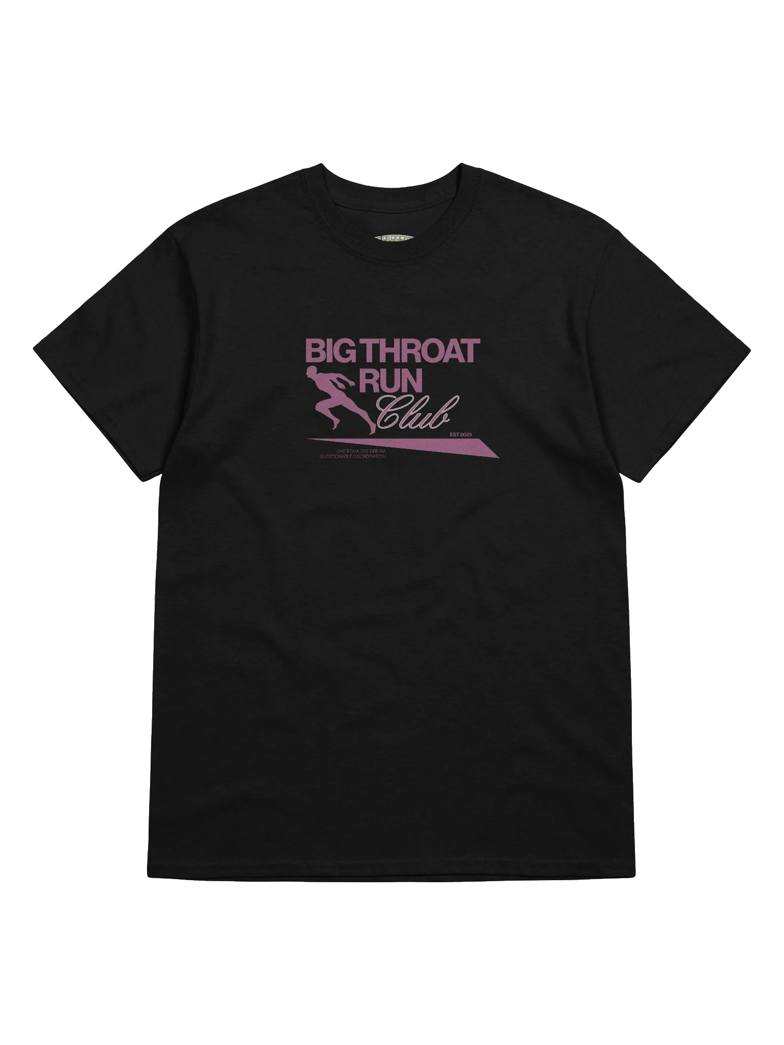 Big Throat Run Club (Black Tee) product image (5)