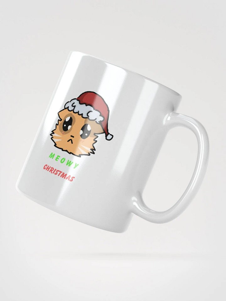 Meowy Christmas Light Mode Coffee Mug product image (2)