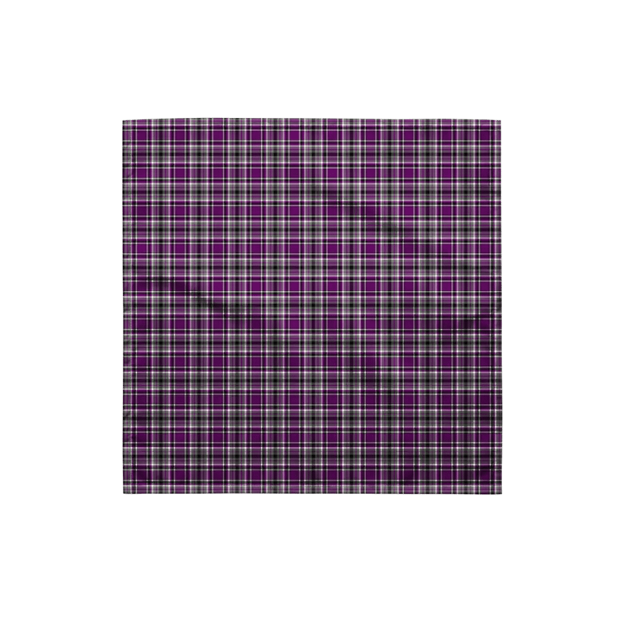 Purple and Gray Plaid Bandana product image (4)