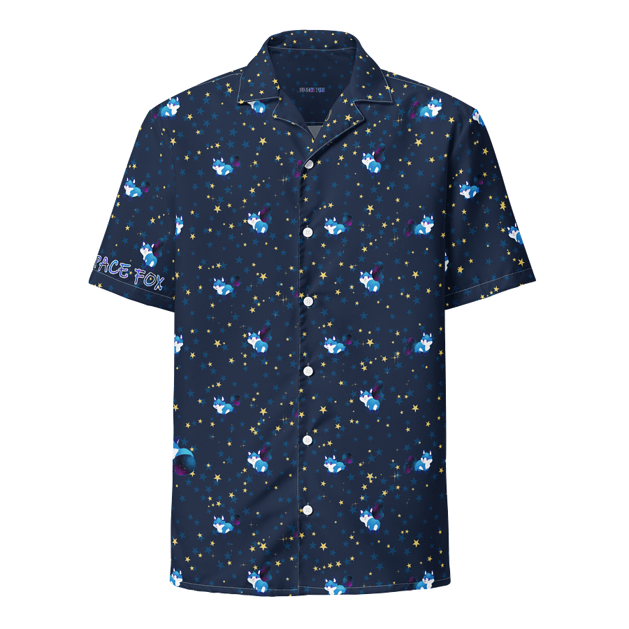 Space Fox Hawaiian Shirt :3 product image (1)