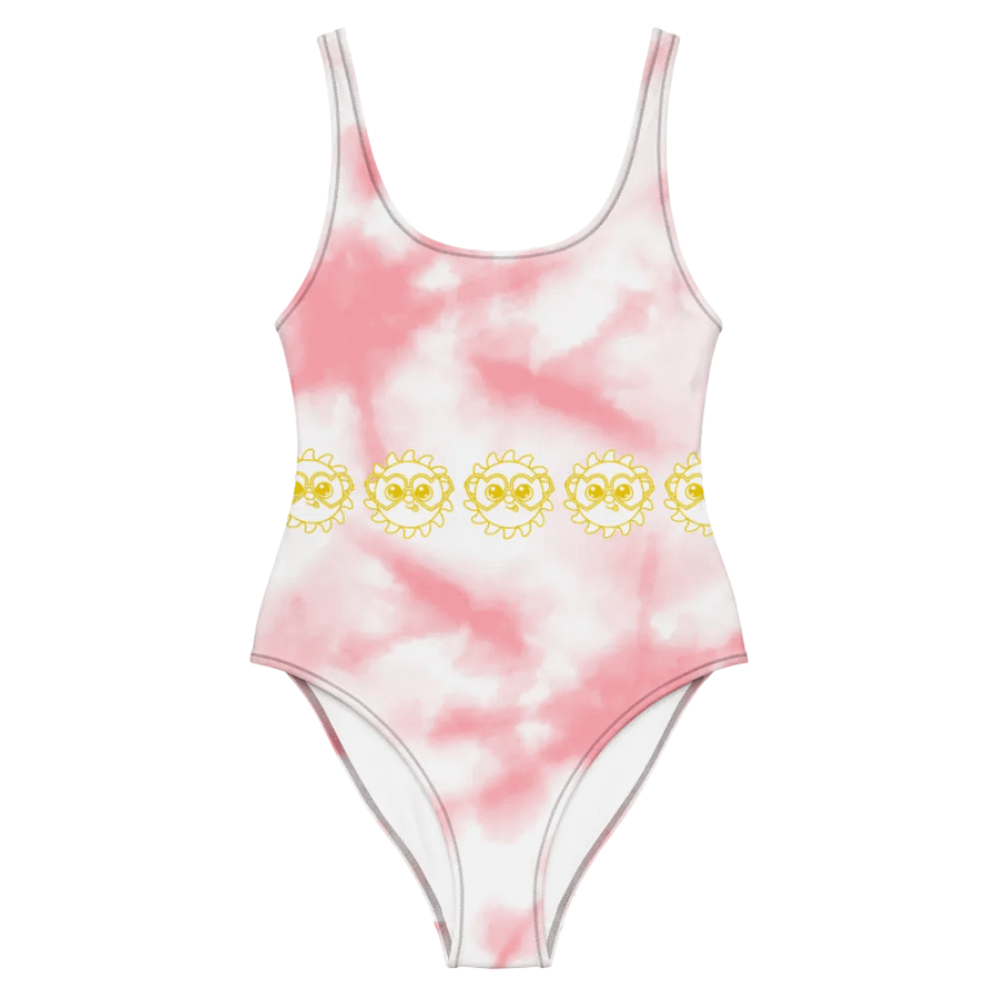 Sol Weird Graphic One-Piece (Pink Tie-Dye) product image (2)