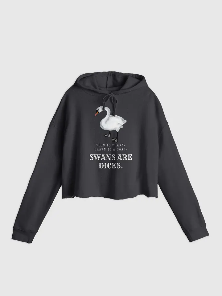Shawn the Swan cropped hoodie product image (1)