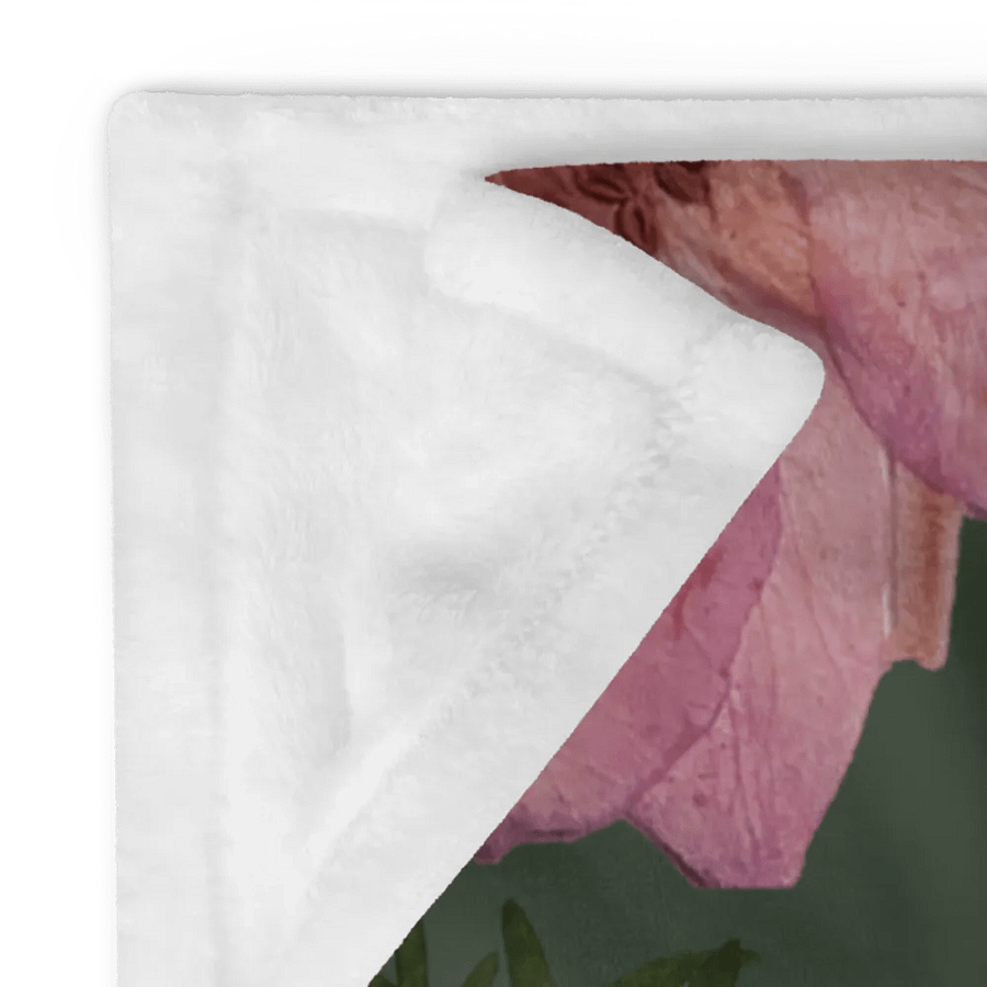 Floral Throw Blanket_Green product image (24)