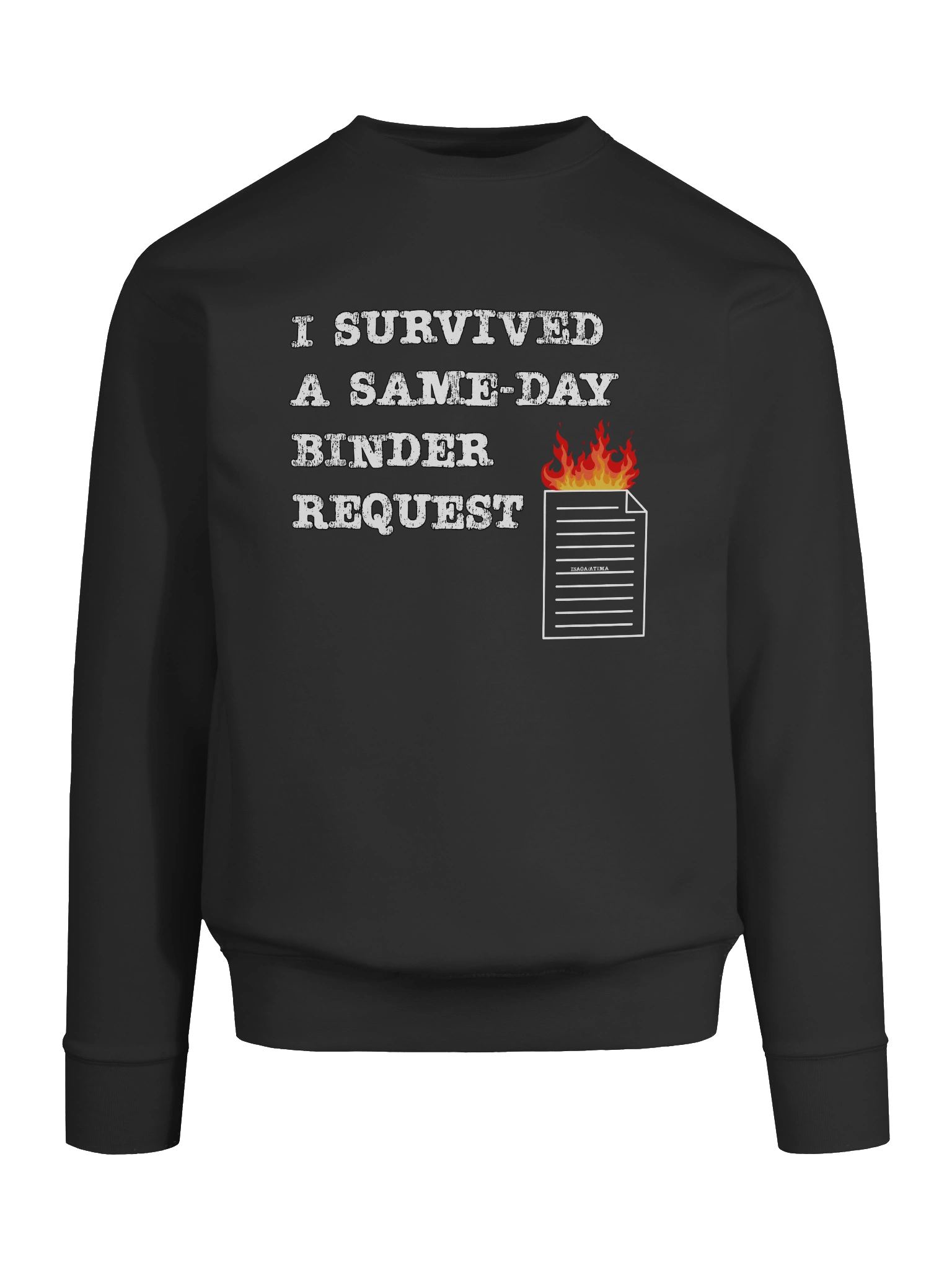 Survived Same-Day Binder Sweatshirt product image (77)