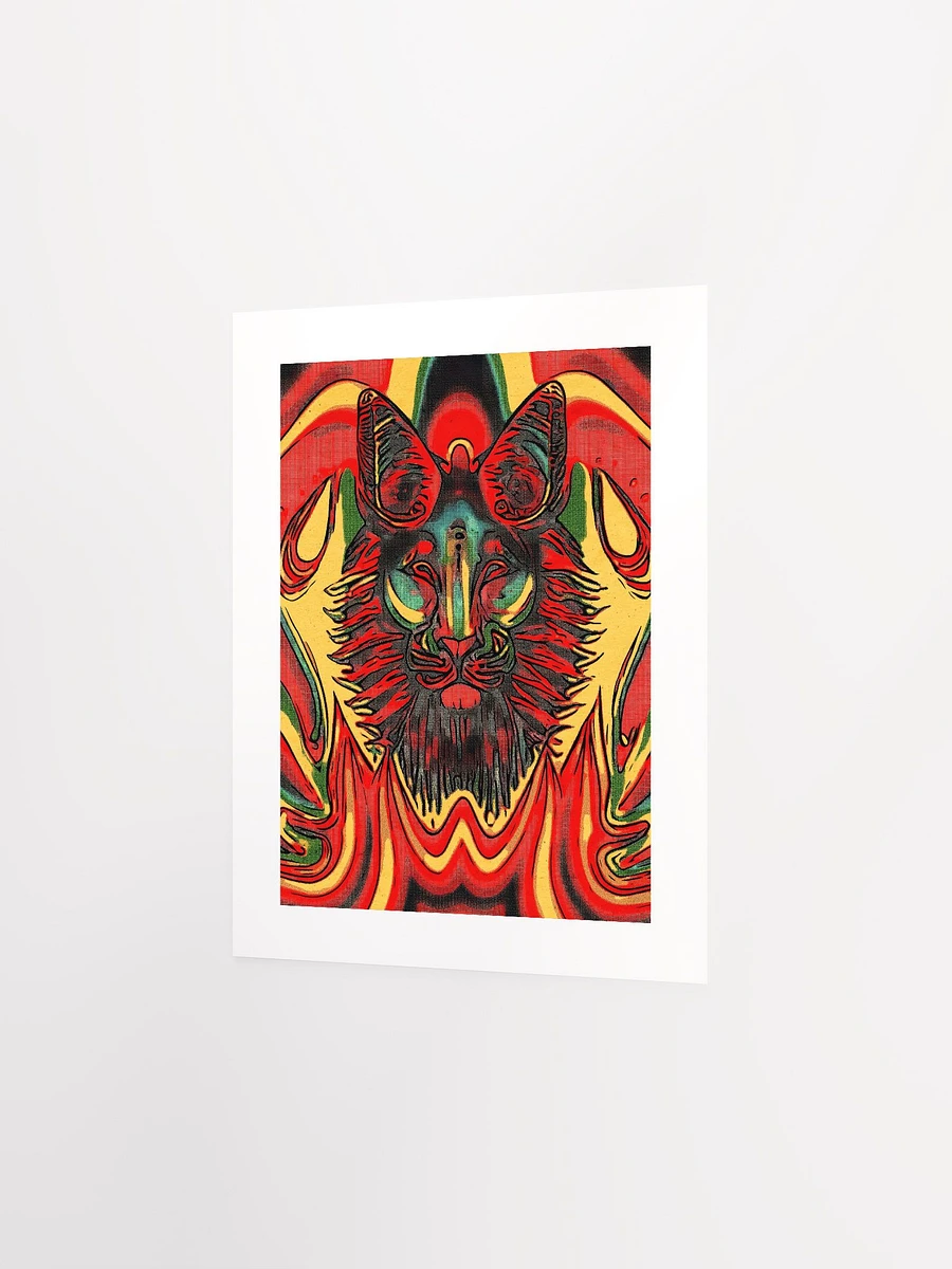 Leon The Psychedelic Lion - Print product image (2)