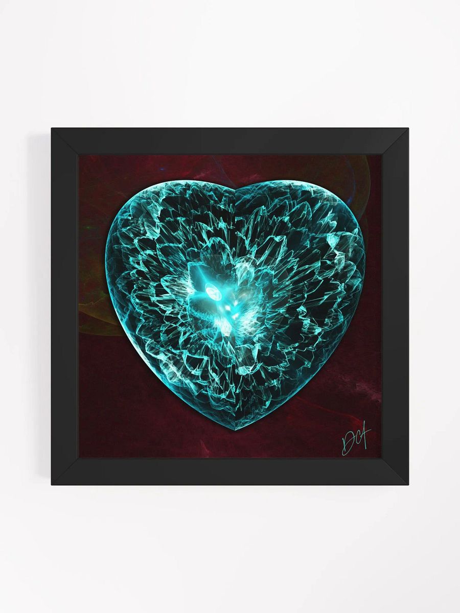 Crystal Heart - Framed Matte Poster product image (2)