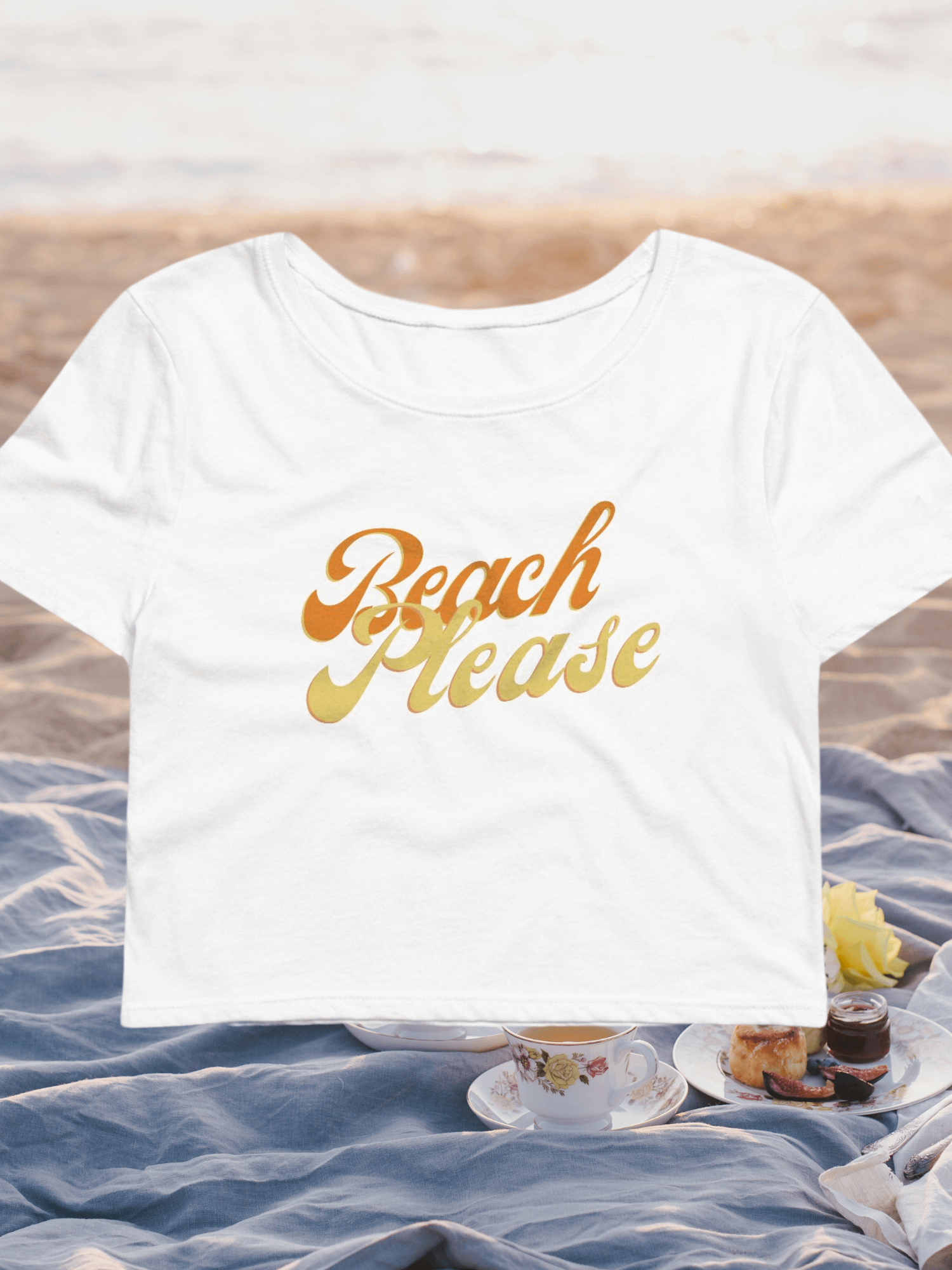 Beach Please Baby Tee product image (6)