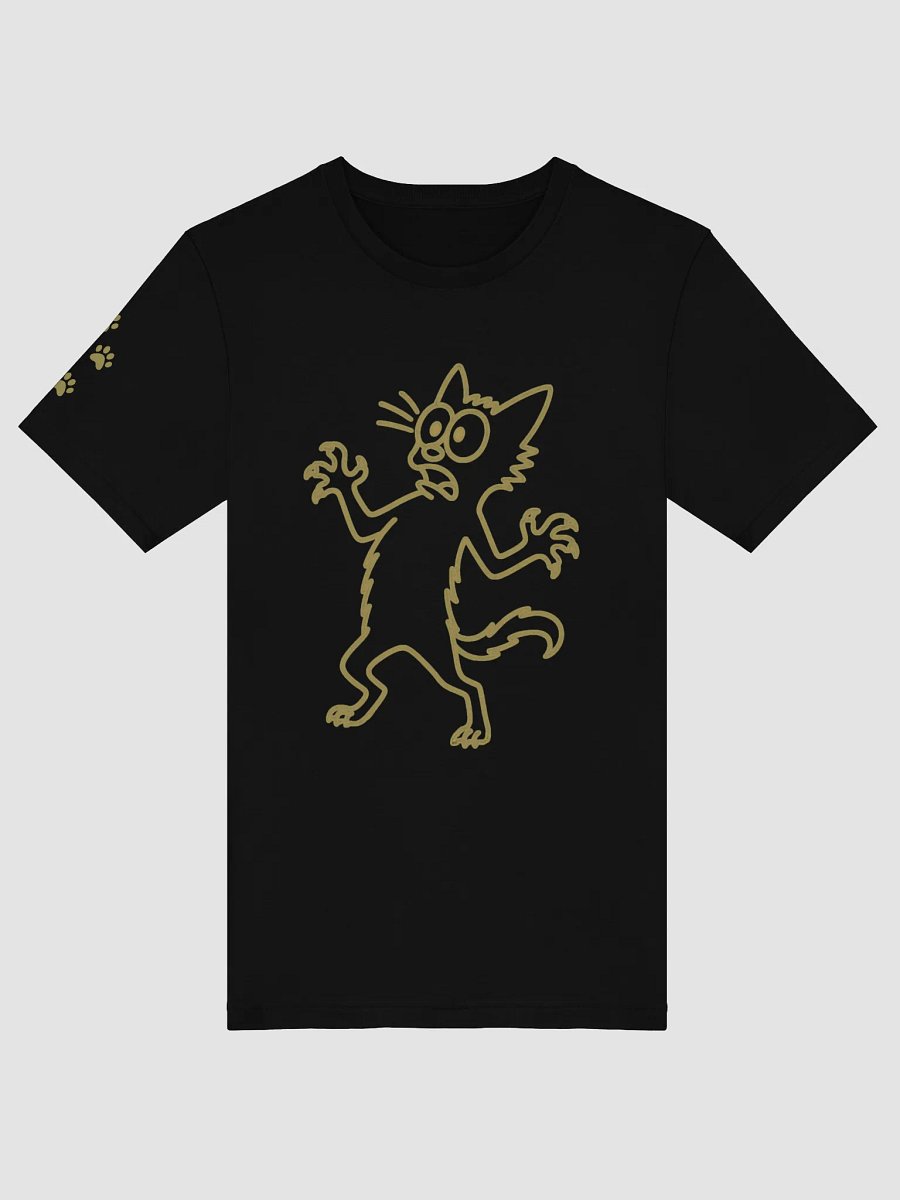 Scaredy Cat Cartoon Cat Tee product image (10)